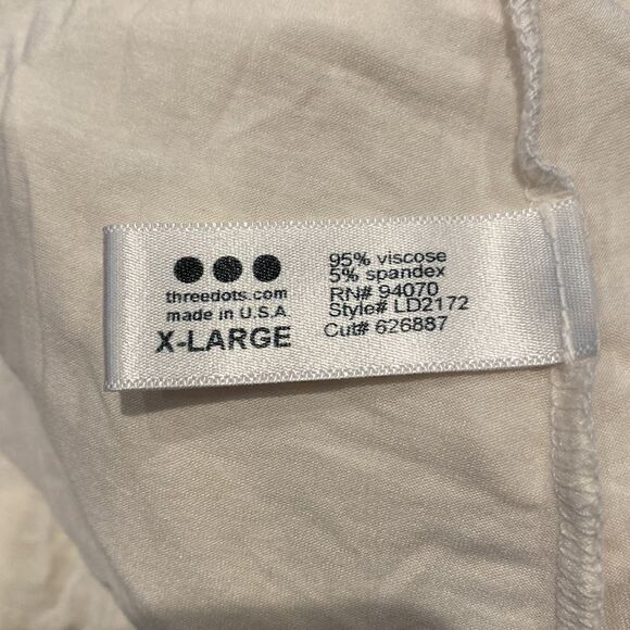 Three Dots Long Sleeve High Low Turtleneck Shirt Size XL - Picture 5 of 5